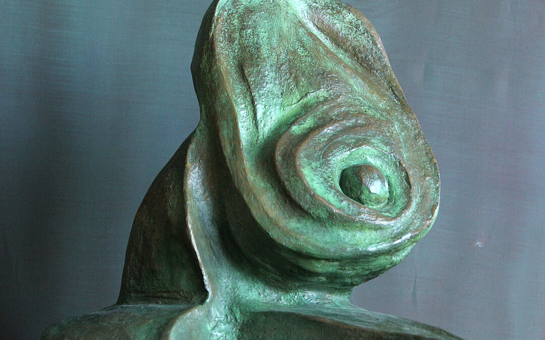 DEMETER, bronze patiné