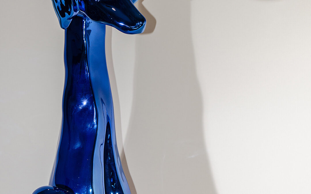 HECTOR résine chromée Bleue