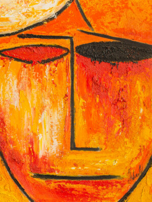 JP6020 - 26X21 inches - 65x54 cm peinture art moderne et abstrait