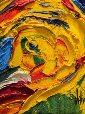 JP6148 - 12x12 inches peinture art moderne et abstrait