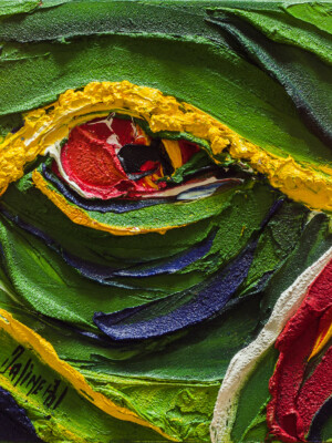 JP6150 - 12x12 inches - 30x30 cm peinture art moderne et abstrait