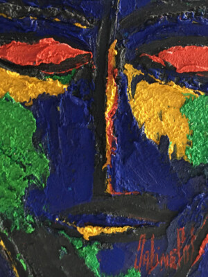 JP6157 - 8x8 inches peinture art moderne et abstrait