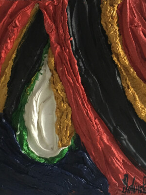 JP6163 - 8x8 inches - 20x20 cm peinture art moderne et abstrait