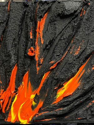 JP6951 - 8x8 inches - 20x20 cm peinture art moderne et abstrait