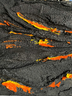 JP6987-7 - 12x12 inches peinture art moderne et abstrait