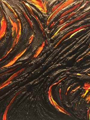 JPH046 - 15F - 27x22 inches peinture art moderne et abstrait