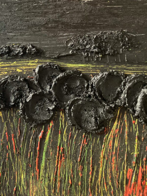 JP6016 - 12x12 inches - 30x30 cm peinture - Figuratif - contemporain JalinePol, Artiste peintre à Lyon -