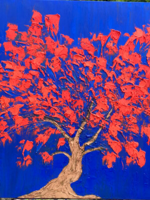 JP6912 - 39x39 inches - 100x100 cm Figuratif - contemporain JalinePol, Artiste peintre à Lyon -