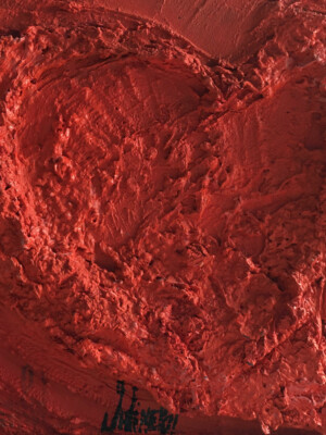 JP6153 - 8x8 inches - 20x20cm peinture monochrome JalinePol, Artiste peintre à Lyon - Amour passionné