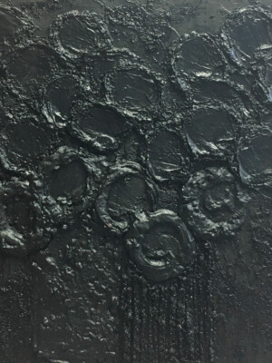 JP6881 - 24x20 inches - 61x50 cm peinture monochrome JalinePol, Artiste peintre à Lyon - Merveilleuses sous le soleil d'hiver