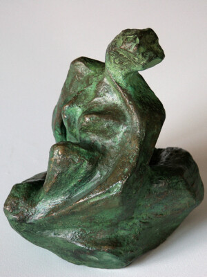 sculpture ATHENEE, bronze patiné